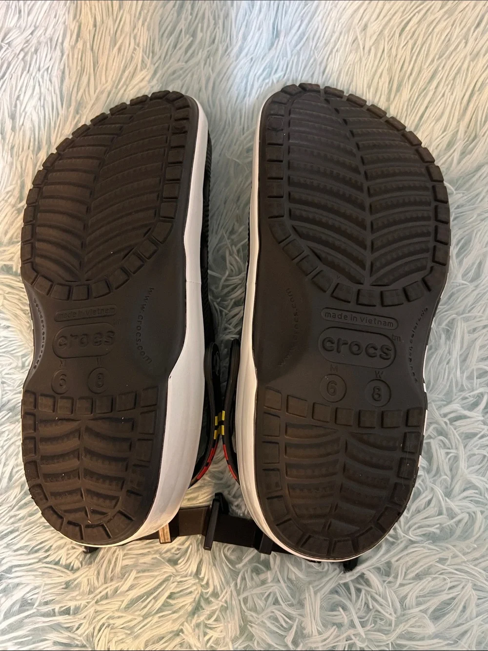 Nascar Kids Black Racing Clog Sandals with Charm Accents